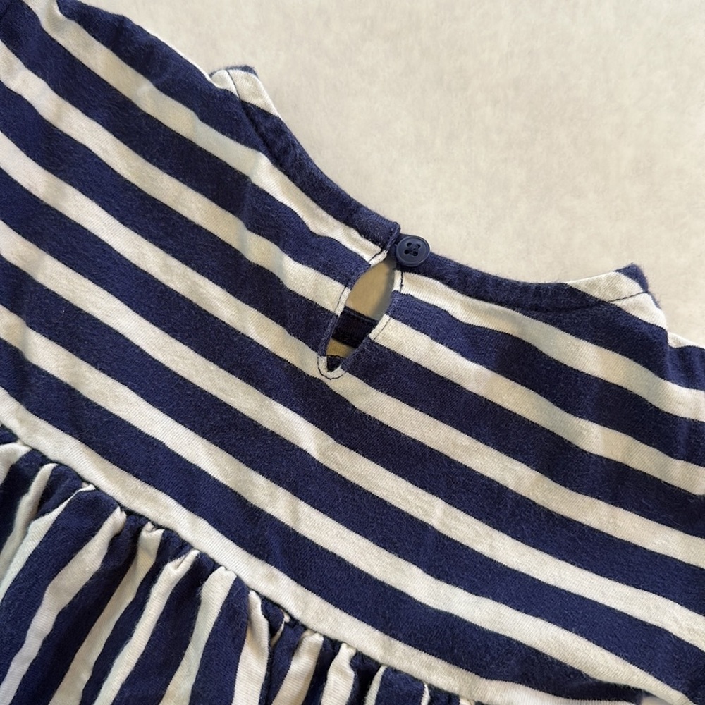 Tea Collection Dress, blue and white stripes - Picture 4 of 5